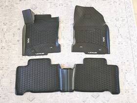 Pt206-78160-20 Lexus Oem 2015-2021 Nx200t Nx300h Factory All Weather Floor Liner Set Black