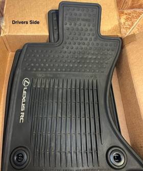 Pt206-24153-20 Lexus Rc 350 2015-2024 Awd 4pc All-weather Floor Mats Part # Pt2062415320
