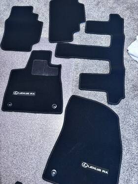 Pt206-4818050 Lexus For 2018-2022 Rx 350l Oem Front Middle Rear Carpet Floor Mats Black