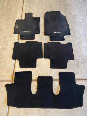 Pt206-48246-50 Lexus 2024 Tx550h Plus/tx500h 5pcs Black Fsport Carpet Mats