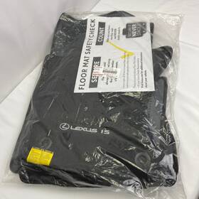 Pt206-53145-25 Lexus Factory Floor Mat Set 14-18 Is250 Is350 Is300 Awd Black