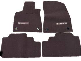 Pt206-48161-xx Lexus Pt20648161xx Oem Rx 350 450h Carpet Floor Mats Brown 2016-2022 4pc Set