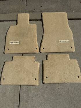 Pt208-50083 Lexus 2007-2012 Ls460 Cashmere Beige Tan Floor Mat Set Of 4