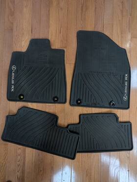Pt908-48101 Lexus Pt908-48130/pt908-48101 2010-2015 Rx350 Oem Factory All Weather Floor Mat Liner Set Black