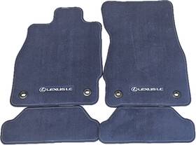 Pt926-11170-50 Lexus Genuine Lc500 4pc Blue Carpet Floor Mats Set Front And Rear