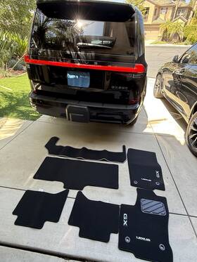 Pt9446024220 Lexus Gx 550 2024-2025 Black Carpet Floor Mats Genuine. New
