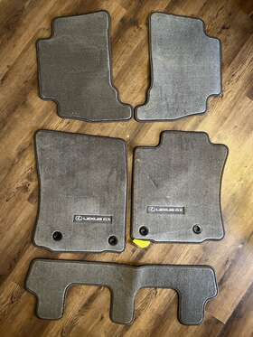 Pt926-6019r-20 Lexus / Toyota Gx460 2014-2023 Genuine Carpet Floor Mats Gray 5 Pieces