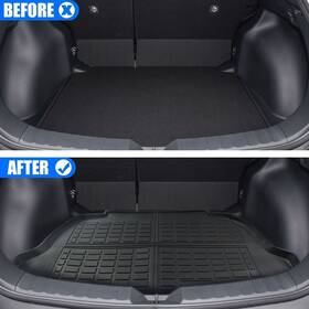 Cl-cross21 Liizoo Car Rear Trunk Cargo Mat Liner Waterproof For Toyota Corolla Cross 2021-2023
