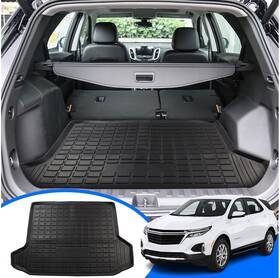 Equinox-17 Liizoo C-l Cargo Liner For 2017-2023 Chevrolet Chevy Equinox Gmc Terrain Fit All Weather