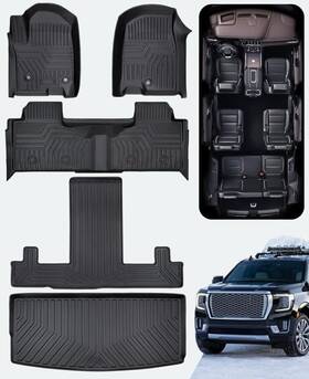 Line Master 197839645301 Floor Mats 3 Row Cargo And Liner-chevrolet Tahoe Gmc Yukon 2021-2024