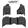 Ll-ra01ra03 Lasfit All Weather Floor Mats For Ram Rubber 810038821429