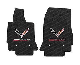 Lloyd Mats 616043145372 Corvette Grand Sport With Crossed Flags Floor - Lloyds Fits C7