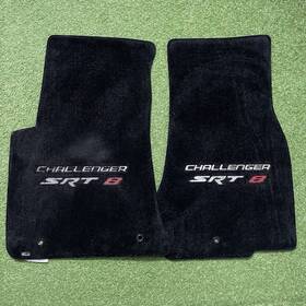 620022 Lloyd Mats Velourtex 2 Pc Front Floor Ebony For 2008-2010 Challenger Srt8
