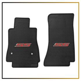 695101 Lloyd Mats Custom Fit All Weather Rubber Floor Front Fits 2016-2024 Chevy Camaro Black