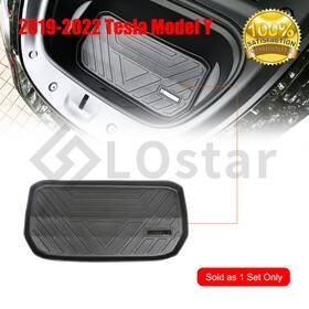 Lstsl014 Lostar 1x Front Trunk Storage Tray Tpe With Logo Fits 2019-2022 Tesla Model Y