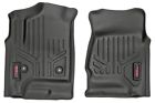Consol15-18 M-2114 Rough Country Floor Mats Front Set Chevy Gmc Half