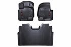 M-51512 Rough Country Floor Mats Set Ford Supercrew Bucket