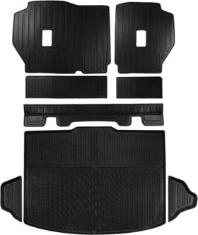 Clbm-crv-2023-2025 Marretooautoparts Back Seat Protector Cargo Mat Set For 2023-2026 Honda Cr-v Rear Trunk Accessory