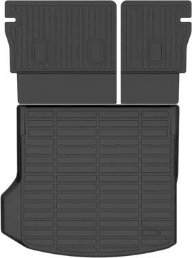 Clbm-equinox-ev-24-25 Marretooautoparts 3pcs Cargo Liner Backrest Mat Set Fit 2024-2026 Chevrolet Equinox Ev Accessory