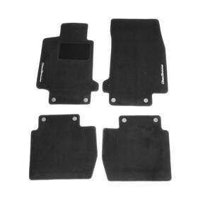 2018227 Maserati Genuine Granturismo Complete Black Carpet Floor Mat Set