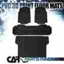 Mat-3201blk Spec-d Tuning 4pc Front Rear Cargo Heavy Duty Black Rubber Floor Mat Carpet Pickup Semi Custom 684758616364
