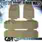 Mat-4001bge Spec-d Tuning 4x Semi Custom Beige Heavy Duty Pvc Rubber Front Rear Floor Carpets Mats 684758616388