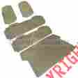 Mat-4201bge Spec-d 5pc Front Rear Cargo Liner Semi Custom Heavy Duty Rubber Floor Mats Carpet Beige