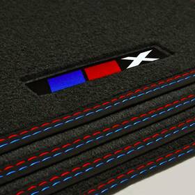 Bx5f15xl01t Matwise Test Bmw X5 Velour Floor Mats 2014-2018 F15 X Logo