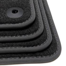 Vs402gb01 Matwise For Volvo S40 And V50 Black Carpet Car Mats 4pc 2004-2012 Oem Quality Velour