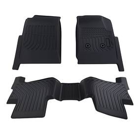 2ucfwc Maxpeedingrods Floor Mats Liner For Chevy Colorado/gmc Canyon Crew Cab 2015-2022 Tpe Anti-slip