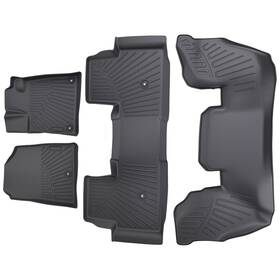 3esm0x Maxpeedingrods Black Floor Liners For Honda Pilot 2023-2025 Tpe Front Rear Carpet Mats