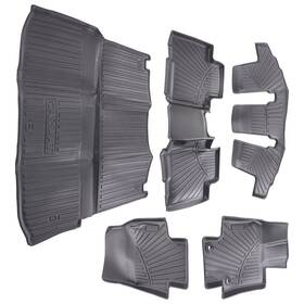 40cev6 Maxpeedingrods All Weather Floor Mats Set Waterproof For Toyota Highlander 2020-2025 7 Seats 40cev6 Maxpeedingrods All Weather Floor Mats Set Waterproof For Toyota Highlander 2020-2025 7 Seats