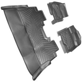 4xlmc0 Maxpeedingrods 3 Pcs Floor Mats Liners Set For Ford F-150 Super Crew Cab 2015-2024 Front Left