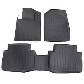 Maxpeedingrods 5 2021-2023 Black Floor Mats For Hyundai Santa Fe Seat Tpe Rubber All Weather