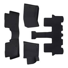 Maxpeedingrods 6/7 2021-2025 Black Carpet Floor Mats For Kia Sorento 7 Seat Tpe Set Liners