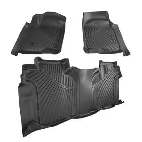 6i1an7 Maxpeedingrods Floor Carpet Mat Liners For Chevrolet Silverado Gmc Sierra 2019-2025 Waterproof