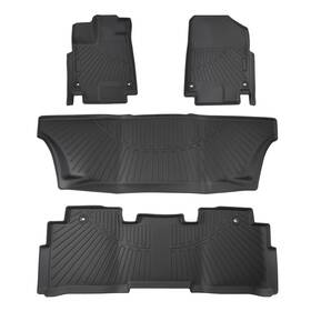 8y4mj3 Maxpeedingrods 3 Pcs Floor Mats Liners Set For Honda Odyssey 2018 2019 2020-2024 Tpe Rubber