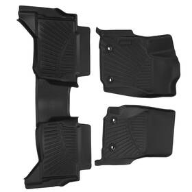 94poex Maxpeedingrods 3pcs Floor Liner For Toyota Tacoma Double Cab 2024 Rubber Tpe Anti-slip