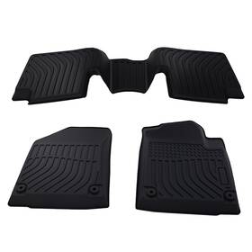 Maxpeedingrods 9n230f All Weather Tpe Floor Mats For Jeep Cherokee 2015-2023 Black Waterproof Car Mat