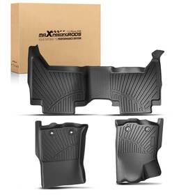 A087fj Maxpeedingrods Anti-slip Floor Mats For Toyota Tacoma Double Cab 3d Mold Car Liners 2016-2017