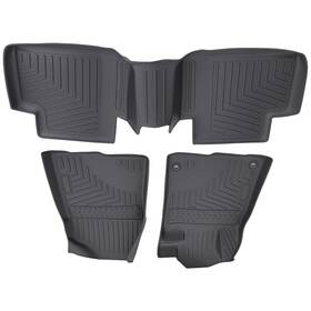 Am1pij Maxpeedingrods Black Tpe Carpet Floor Mats For Honda Civic Coupe Sedan 2016-2021 All Weather