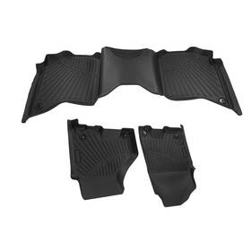 Amsq78 Maxpeedingrods 1st And 2nd Row Tpe Floor Liner For Dodge Ram 1500 Classic All Weather 2019-2024