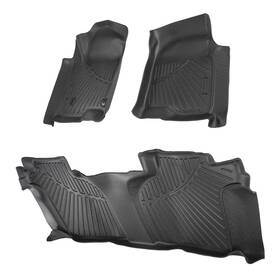 Arhp4g Maxpeedingrods 3pcs Tpe Floor Mat Liners For Chevrolet Silverado Gmc Sierra 2019-25 Waterproof