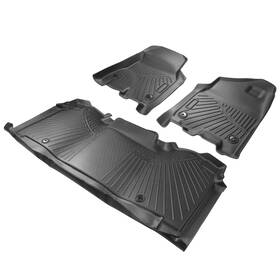 Brx04p Maxpeedingrods Front Floor Mats Liner And Rear Mat For Dodge Ram 1500 Crew Cab 2019-2024