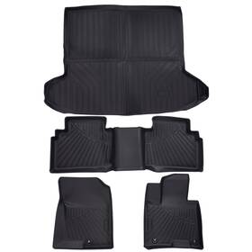 Byldp9 Maxpeedingrods Floor Mats Cargo Trunk Liner Set For Hyundai Tucson All-weather 2022-2024