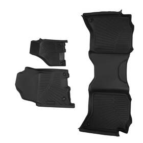 Maxpeedingrods Dil1ru Front Rear Floor Mats Liner For Dodge Ram 1500 Classic Crew Cab 2019-2025