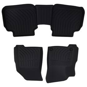 Maxpeedingrods Dpufk8 All-weather Tpe Rubber Floor Mats For Dodge Journey 2011-2020 Black Waterproof