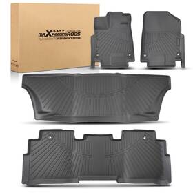 Dy8e7n Maxpeedingrods Front Floor Mats Rear Mat For Honda Odyssey 2018-2025 1st 2nd Row