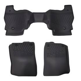 E1bl9m Maxpeedingrods All-weather 3x Floor Mat 2 Row Liner Set For Jeep Gladiator 2020-2024 Black