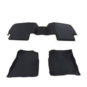 Maxpeedingrods E6nqz5 Black Floor Mats For Honda Civic 2022-2025 Tpe All-weather Anti-slip Car Mat